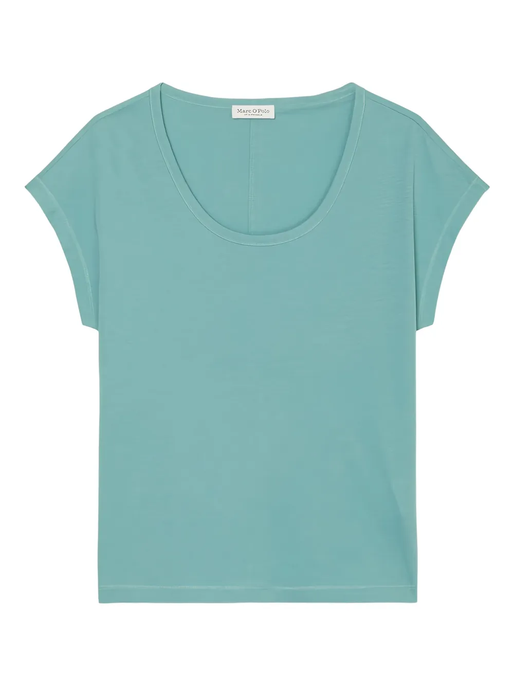 Marc O'Polo scoop neck cap sleeve T-shirt | Blue | Image 1