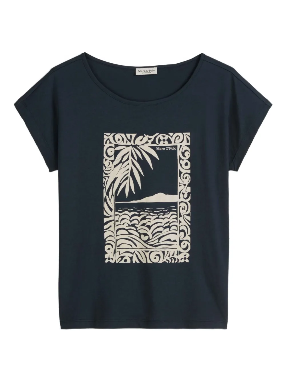 Marc O'Polo graphic-print T-shirt | Blue | Image 1