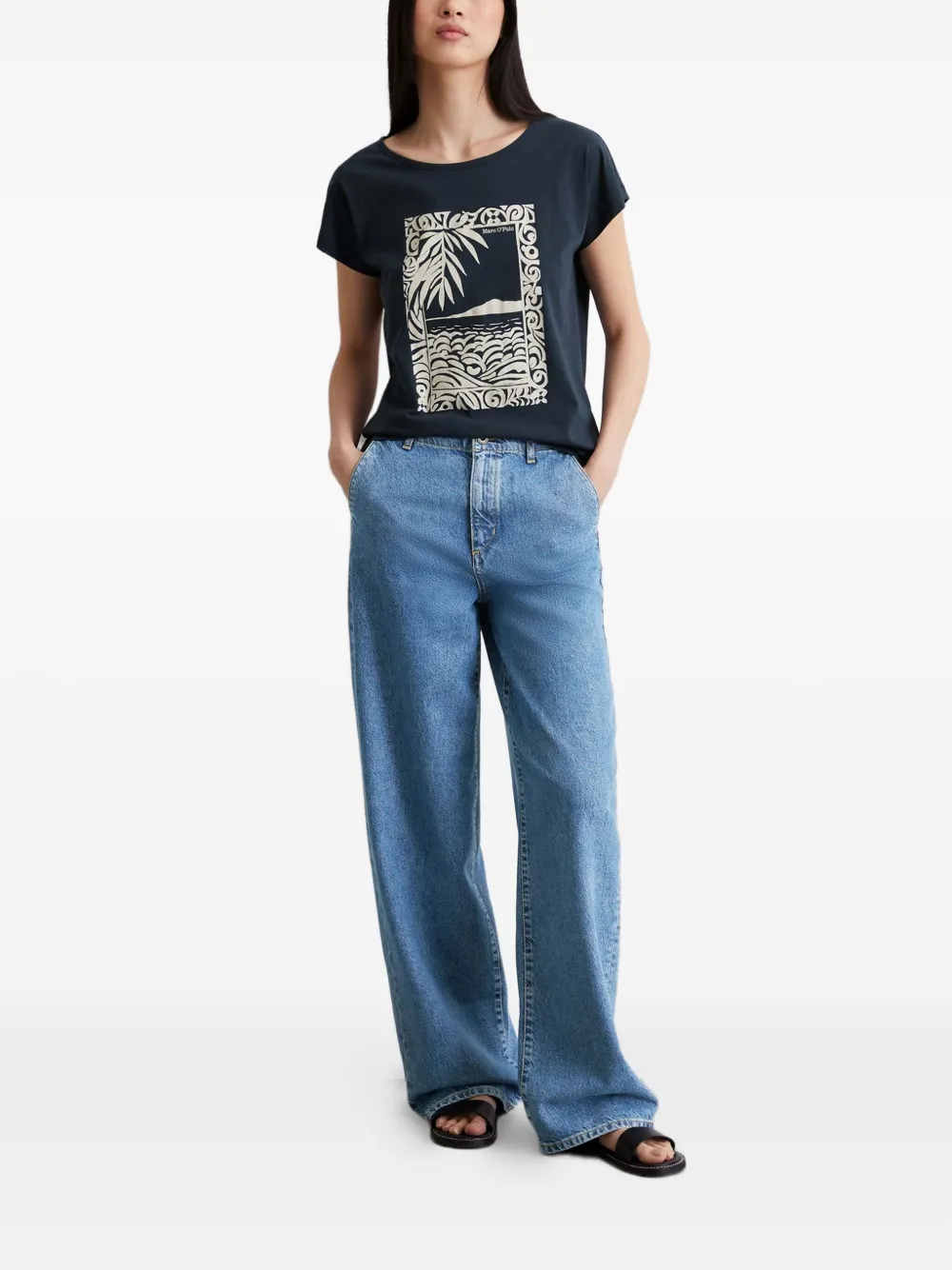 Marc O'Polo graphic-print T-shirt | T-Shirts & Jersey Shirts | Image 2