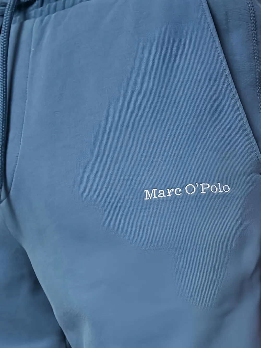 Marc O'Polo Shorts met trekkoordtaille Blauw