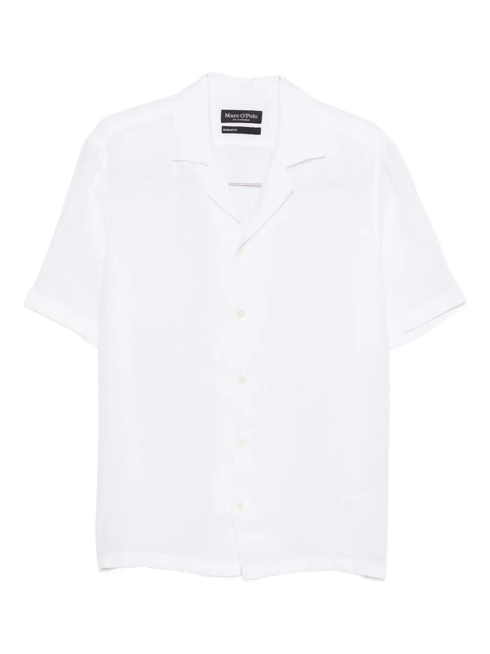 Marc O'polo Spread-collar Shirt In White