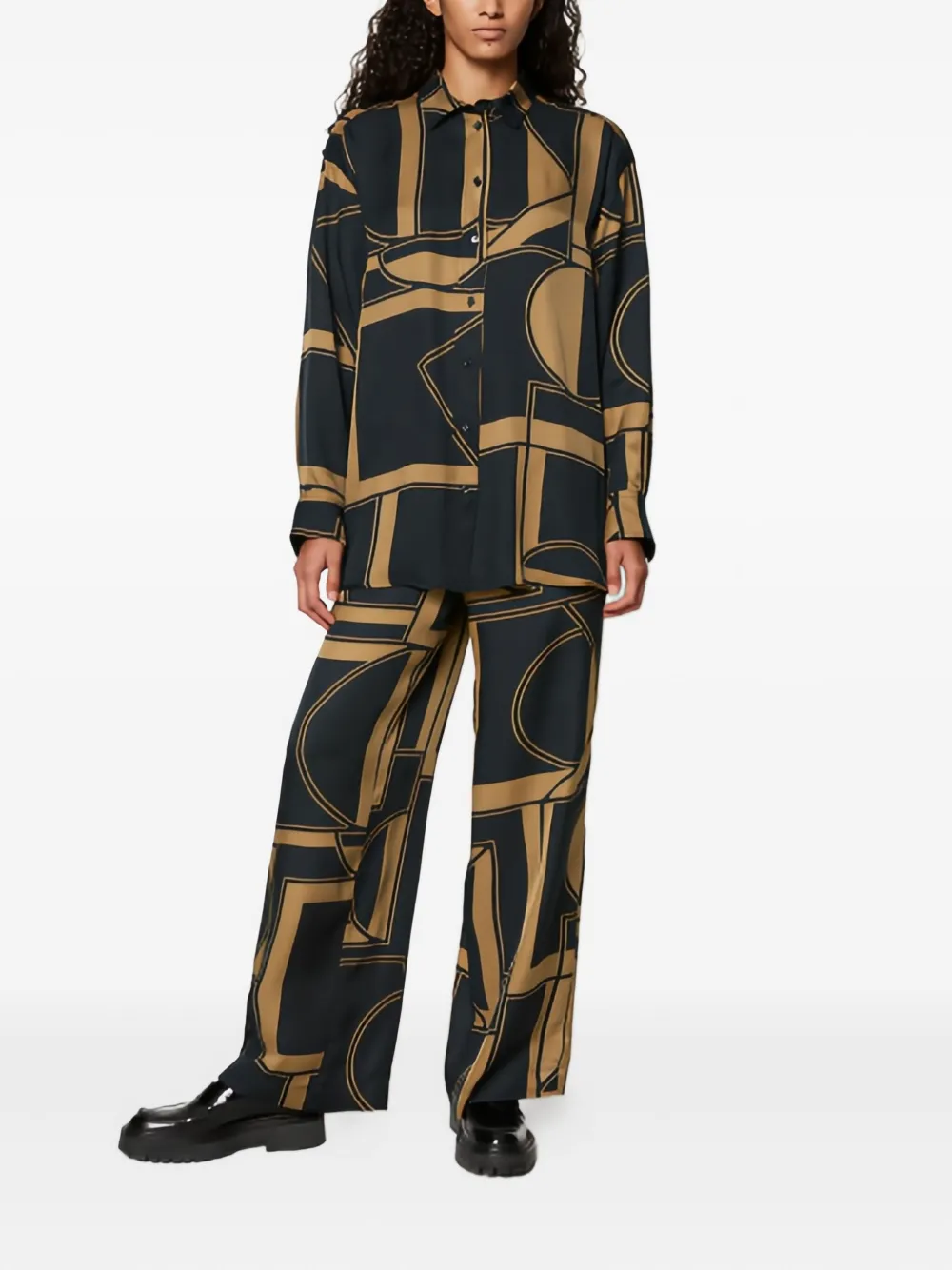 Marc O'Polo geometric-print button-up shirt | Shirts | Image 2