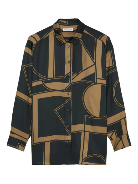 Marc O'Polo geometric-print button-up shirt