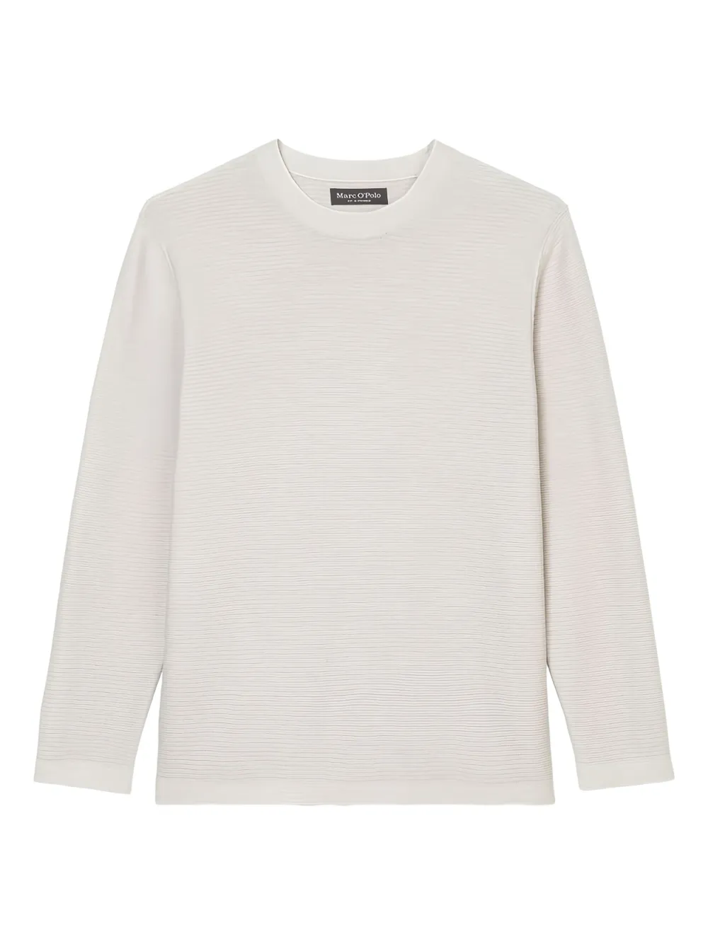 Marc O'Polo textured long-sleeve top | Grey | Image 1