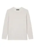 Marc O'Polo textured long-sleeve top - Grey