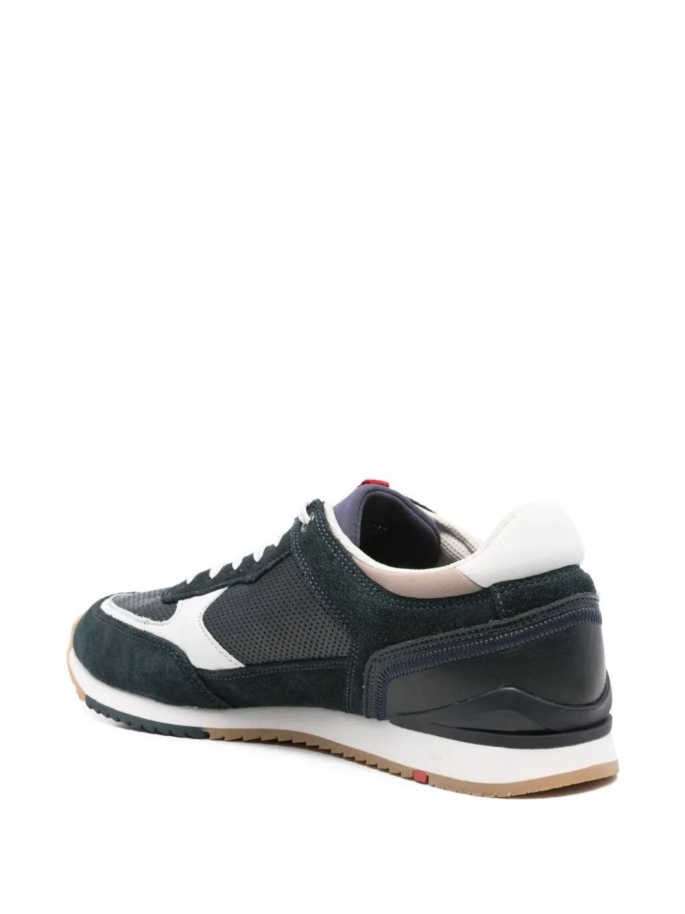 Lloyd leather panelled suede sneakers Blue