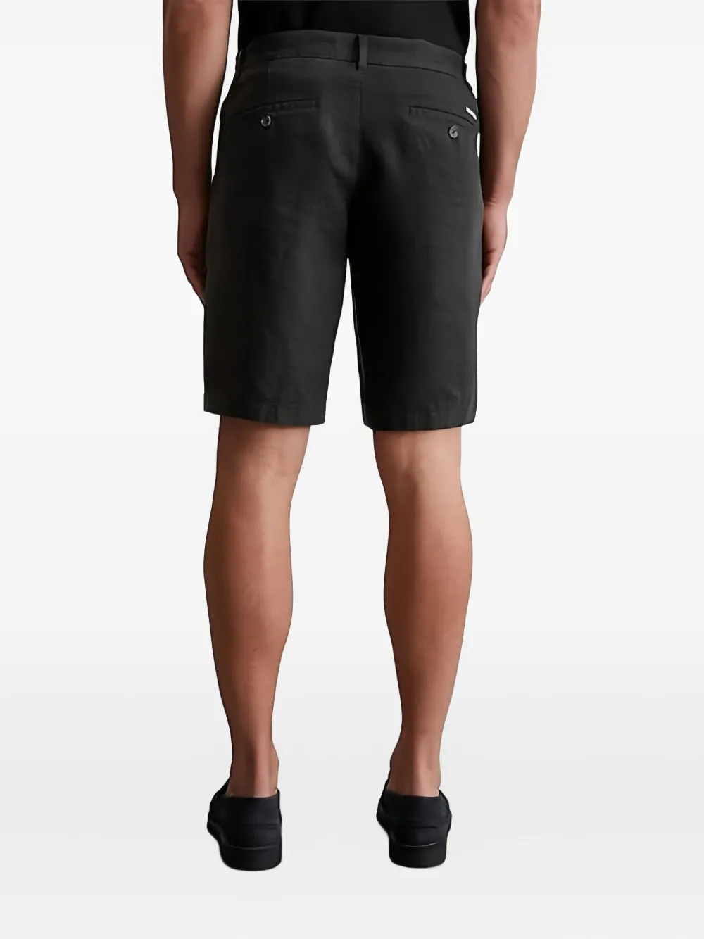 Marc O'Polo Linnen shorts Zwart