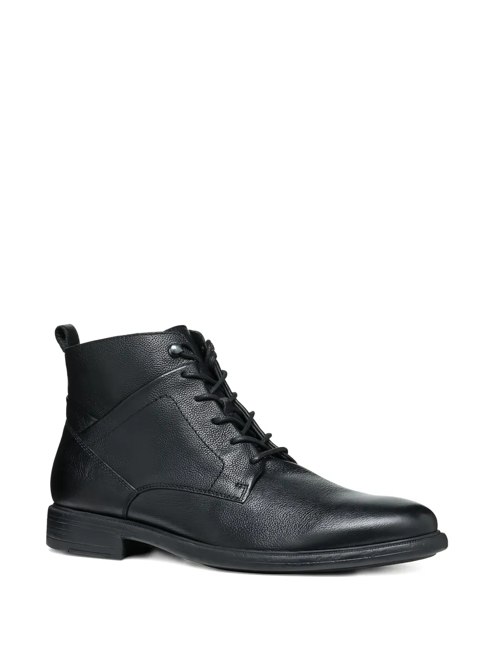 Geox Terence lace-up leather boots Black