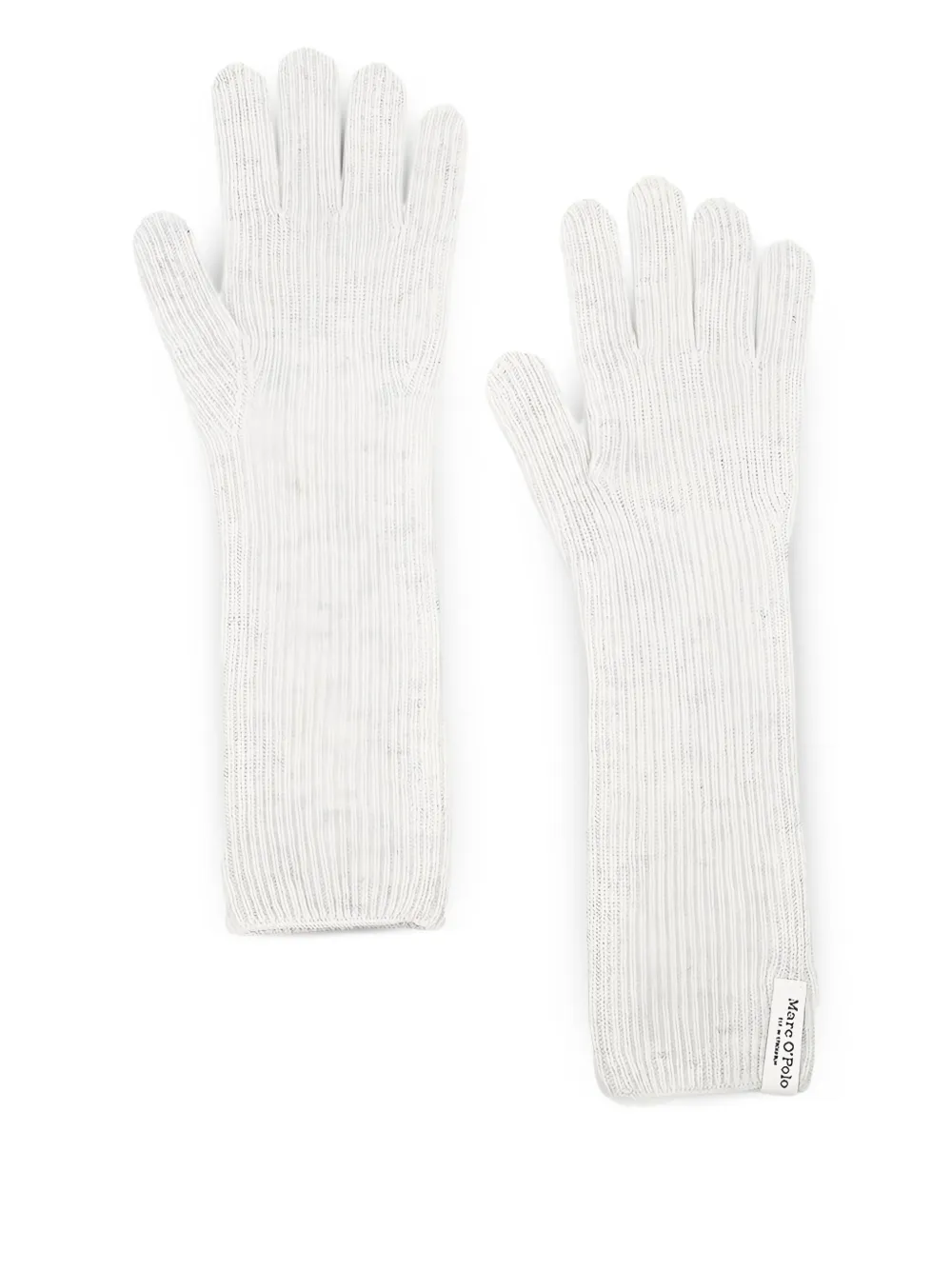Marc O'Polo ribbed gloves | Grey | Image 1