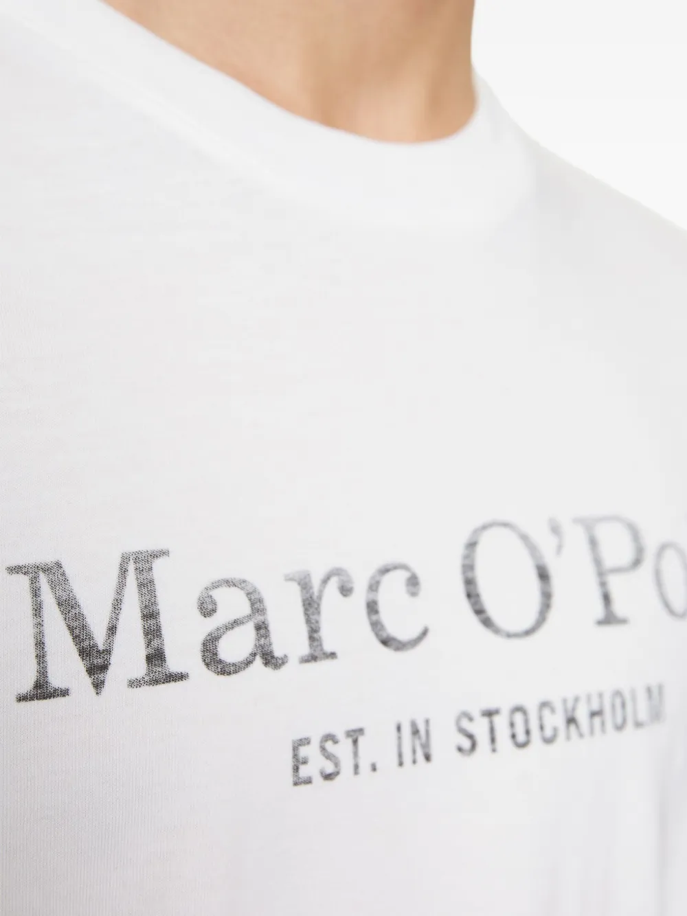 Marc O'Polo T-shirt met logoprint Wit
