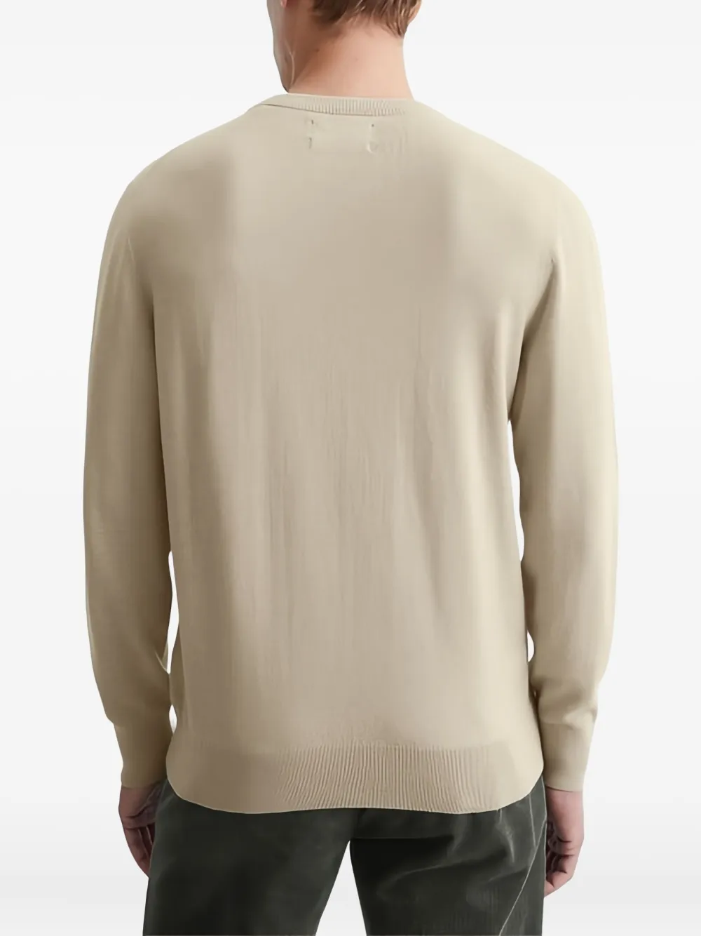 Marc O'polo Crew Neck Knitted Sweater In Neutral