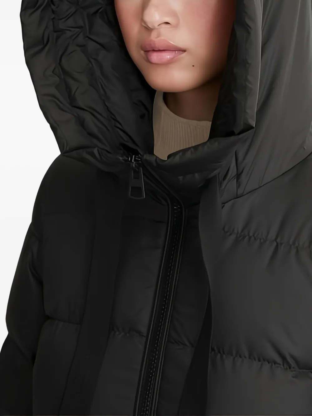 Marc O'Polo Donsjas met capuchon Zwart