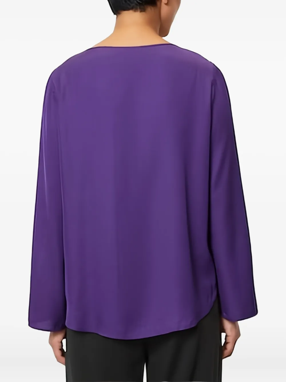 Marc O'Polo Blouse met klokmouwen Paars