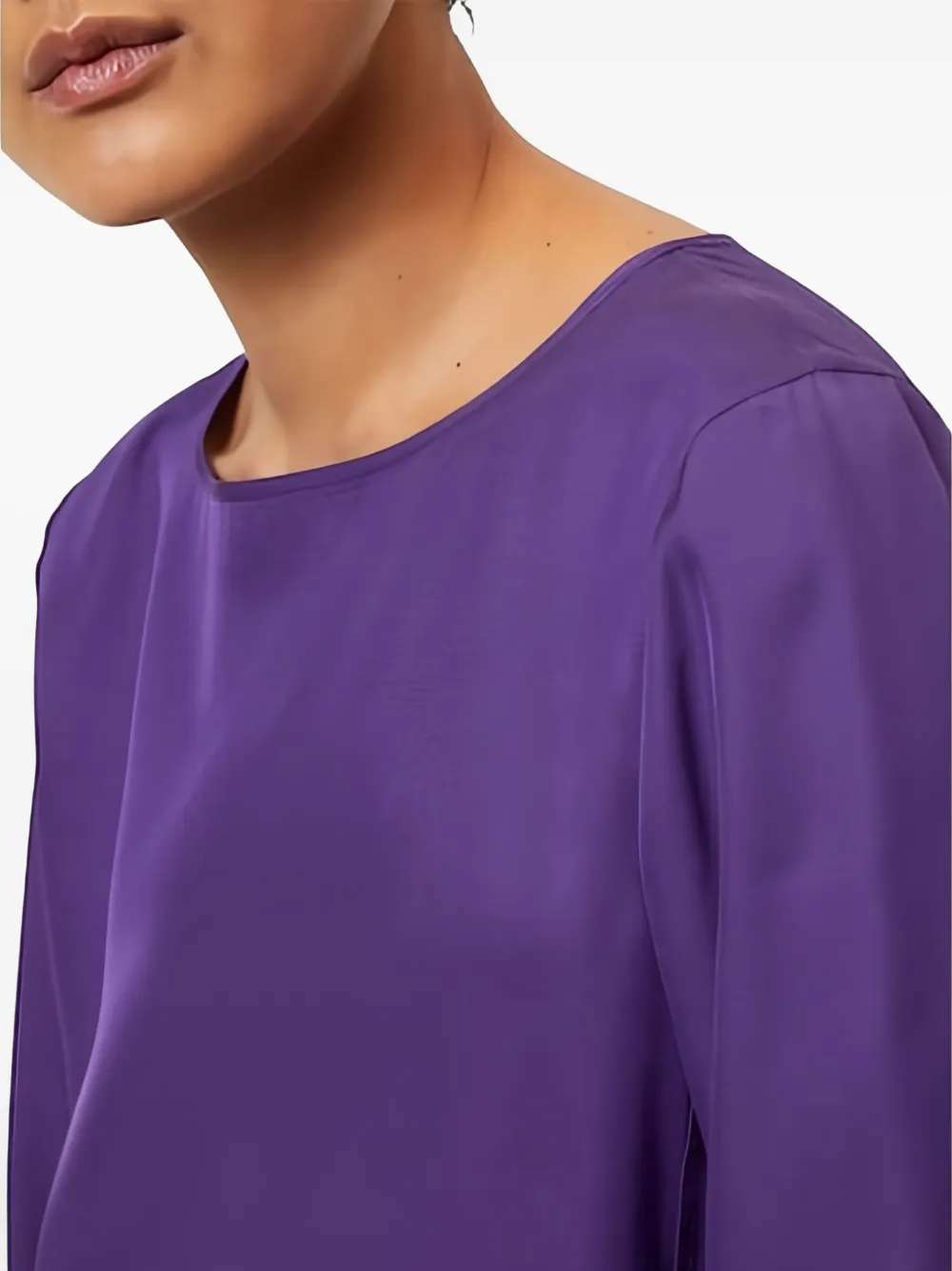 Marc O'Polo Blouse met klokmouwen Paars