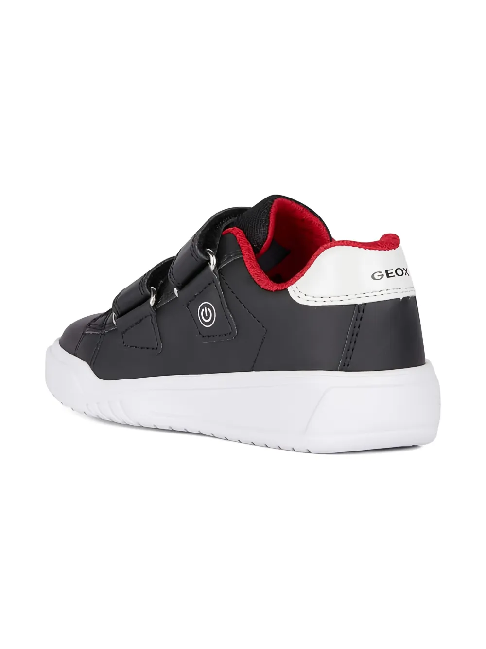 Geox Kids Illuminus flame-detail double-strap sneakers Black
