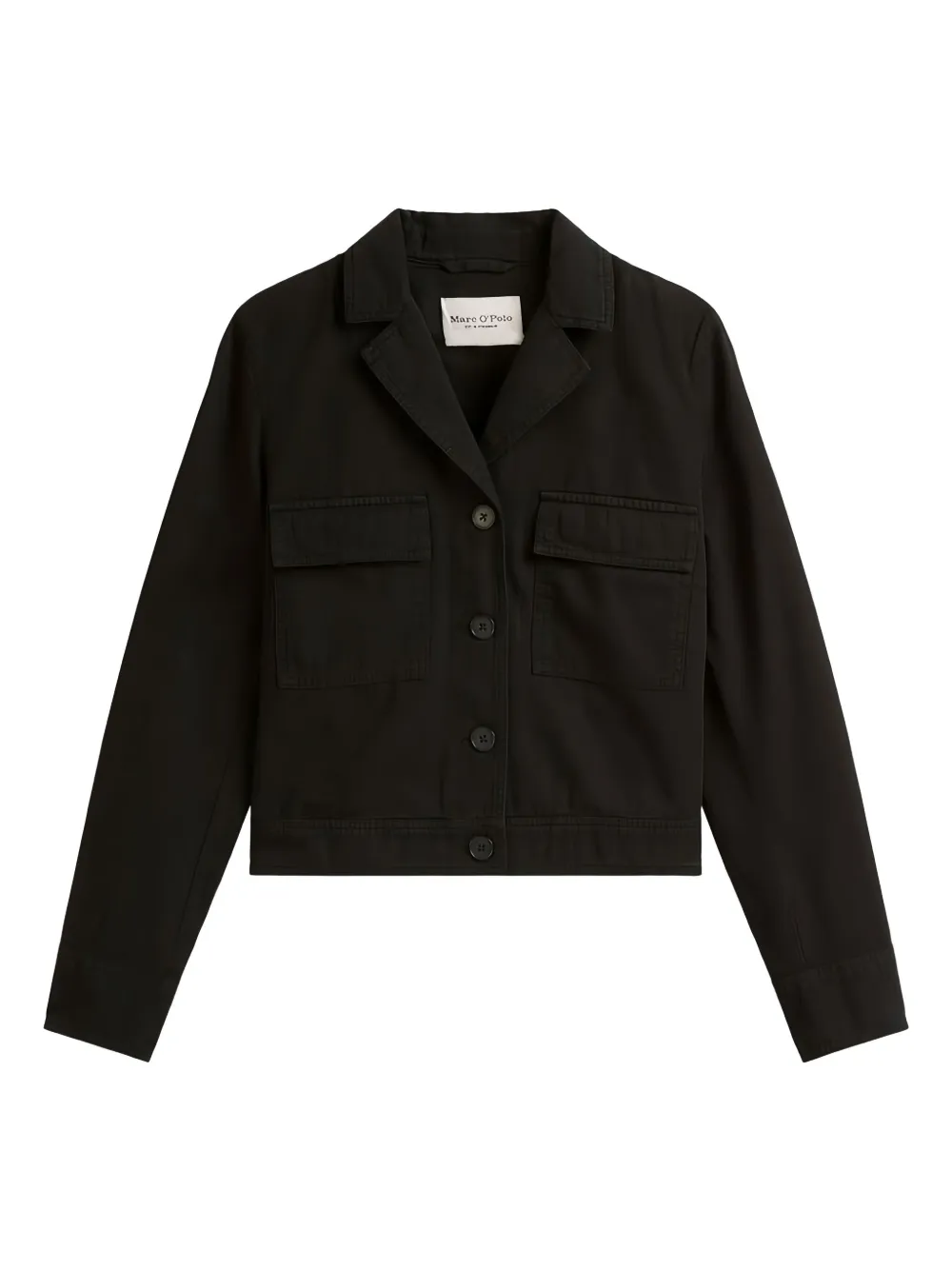 Marc O'Polo cropped jacket | Black | Image 1