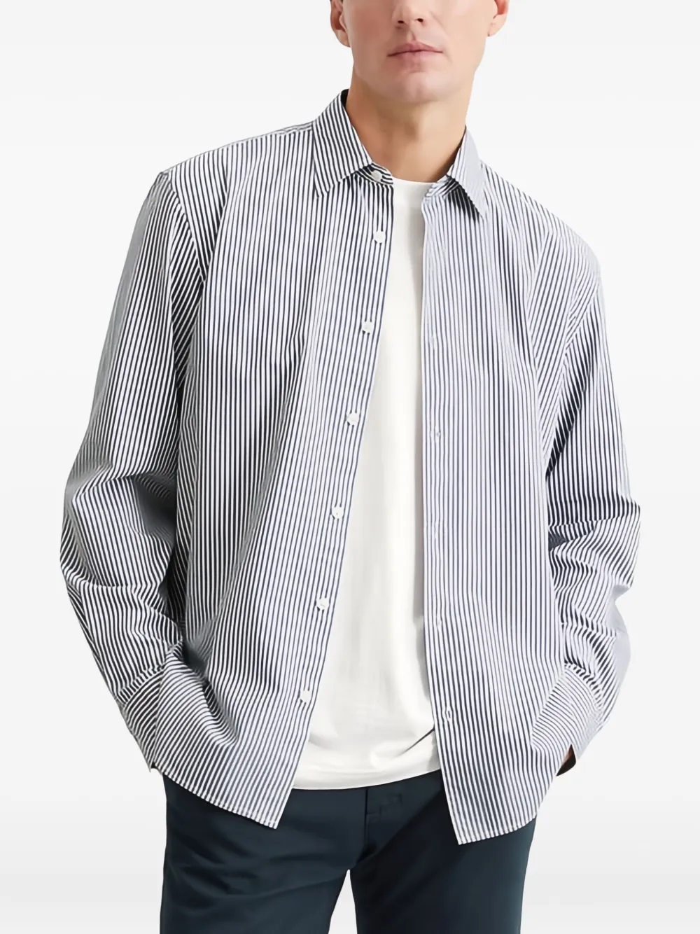 Marc O'Polo striped button-up shirt | Image 2