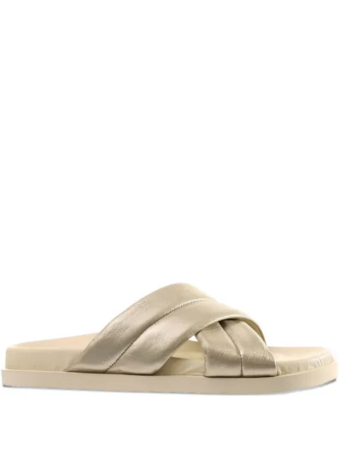 Hogl Tessa cross-strap slide sandals