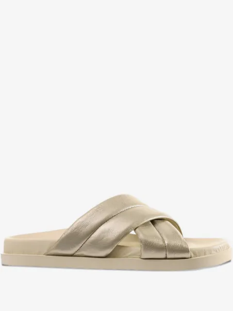 Hogl Tessa cross-strap slide sandals
