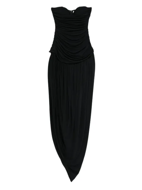 Magda Butrym strapless draped dress