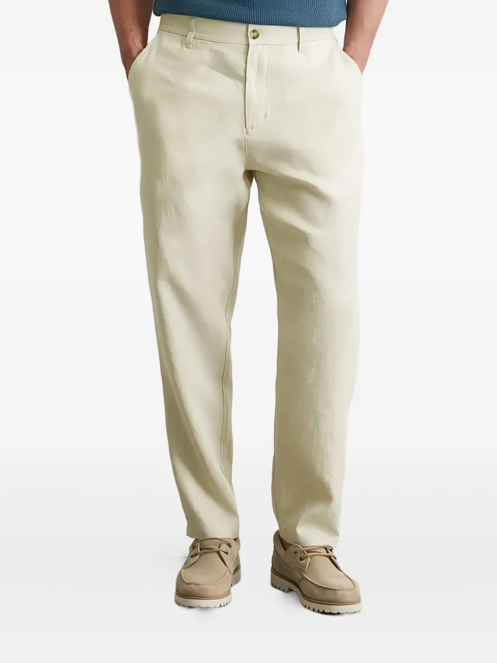 Marc O'Polo Linnen chino Beige