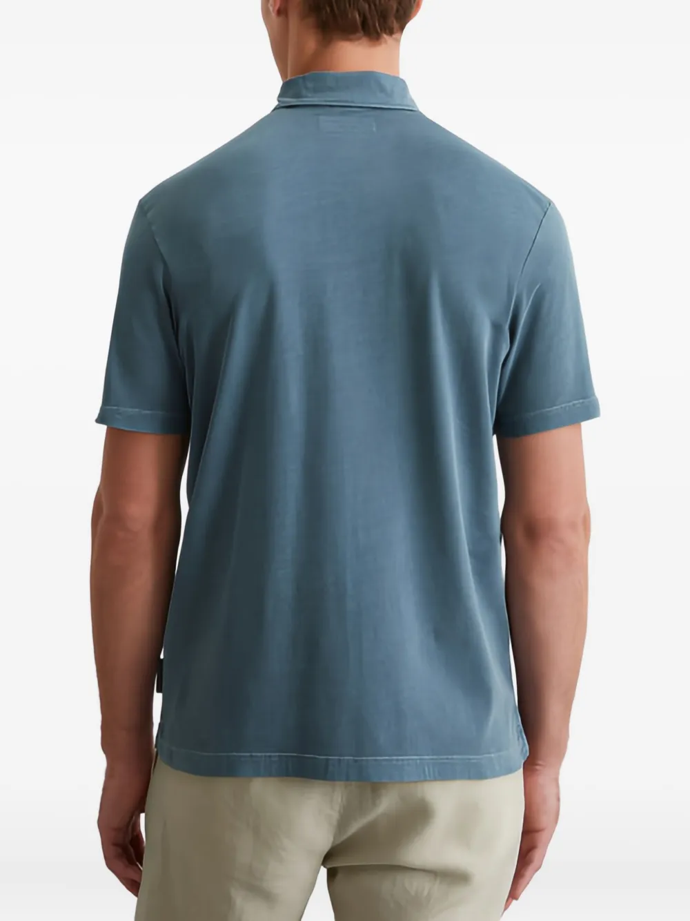 Marc O'Polo Katoenen poloshirt Blauw