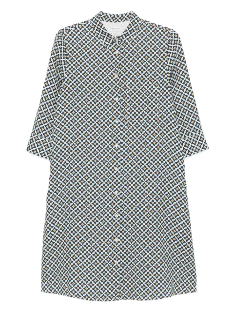 Marc O'Polo geometric-print shirt midi dress