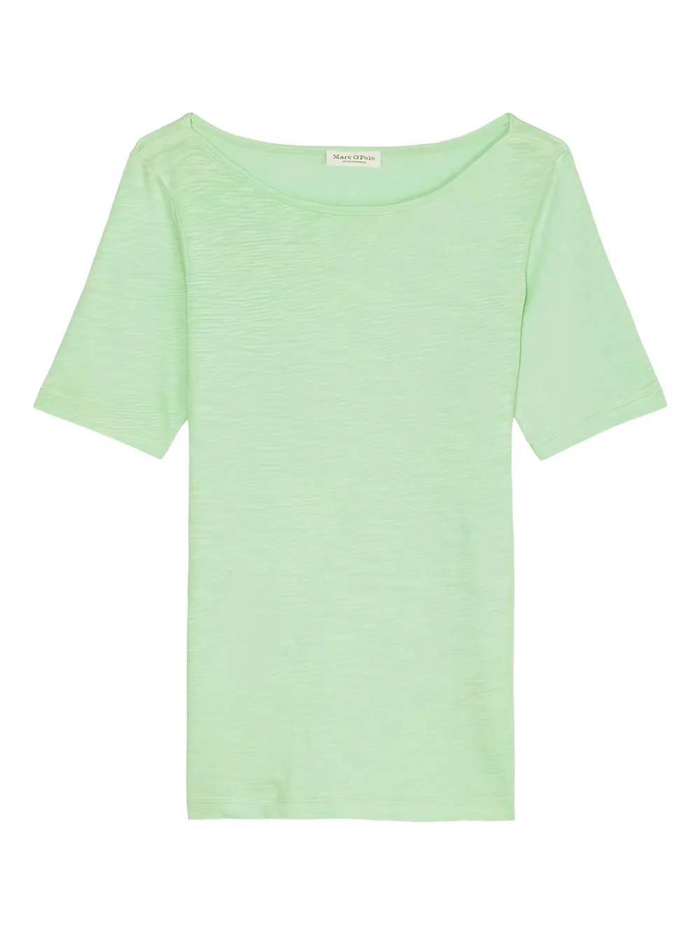 Marc O'polo Boat Neck Short-sleeve T-shirt In Green