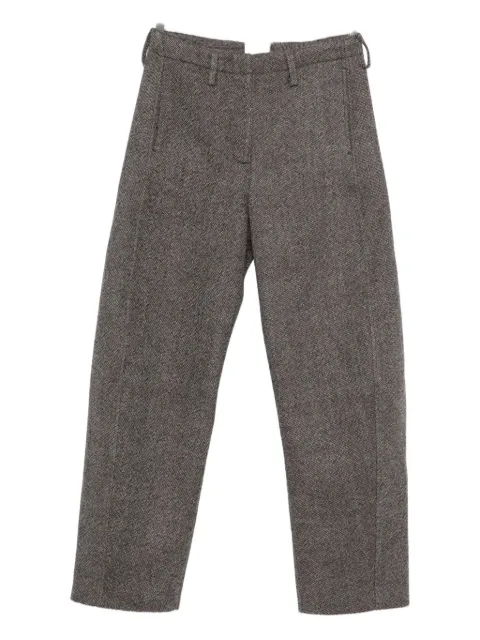 Magda Butrym pantalones con motivo pied de poule