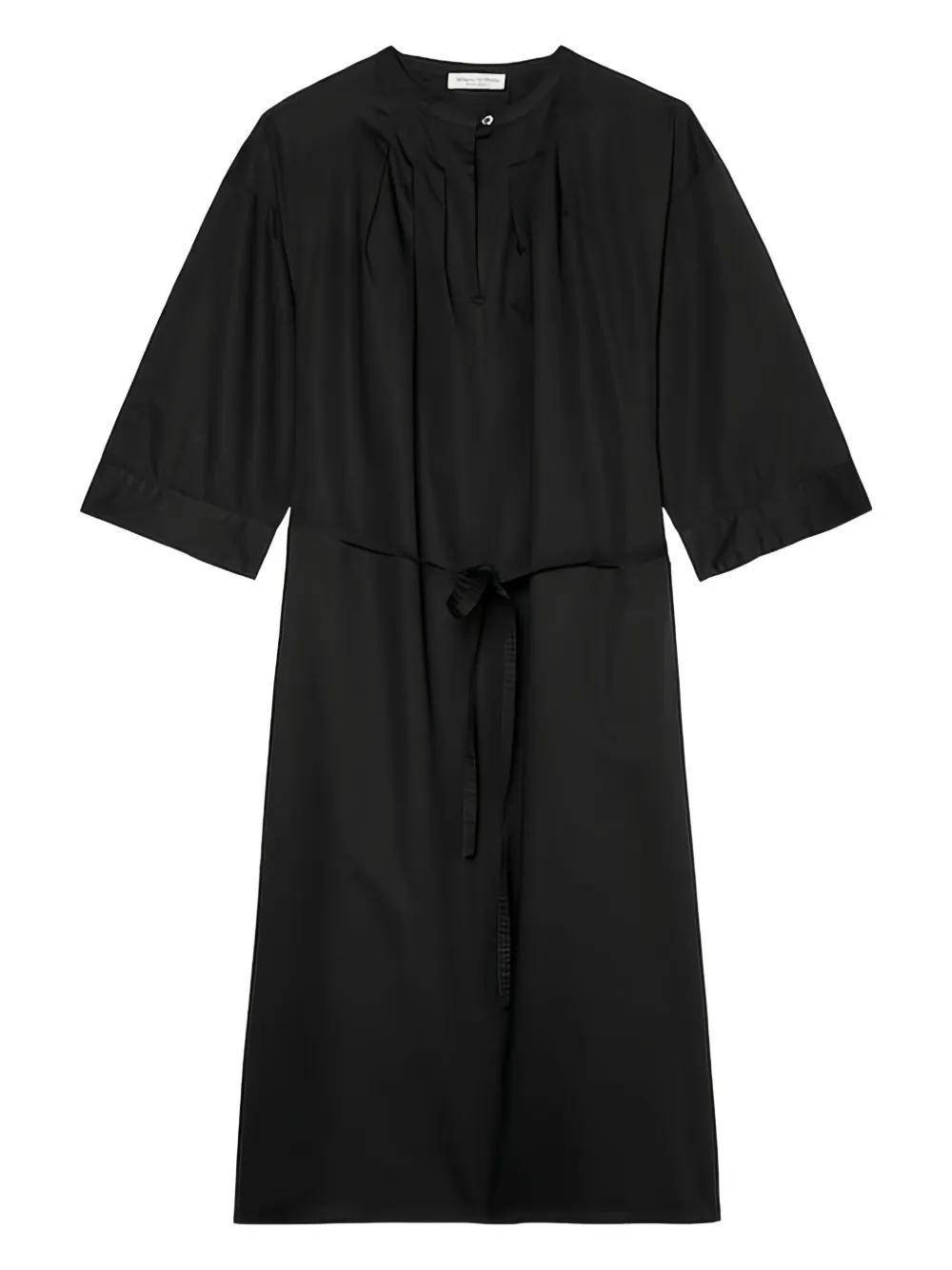 Marc O'Polo Midi-jurk met trekkoord - Zwart