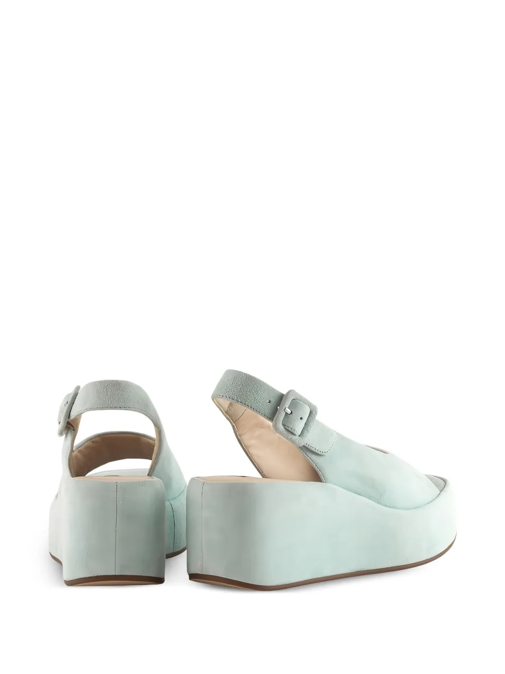 Hogl Loulou slingback platform sandals Blue