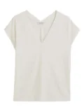 Marc O'Polo V-neck cap-sleeve T-shirt - White