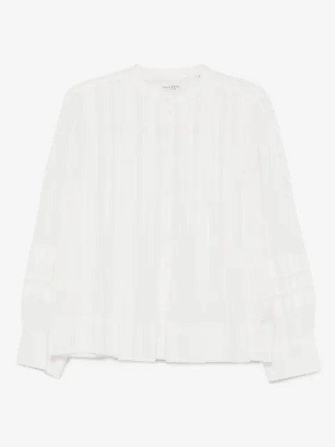 Marc O'Polo pleated button-up blouse