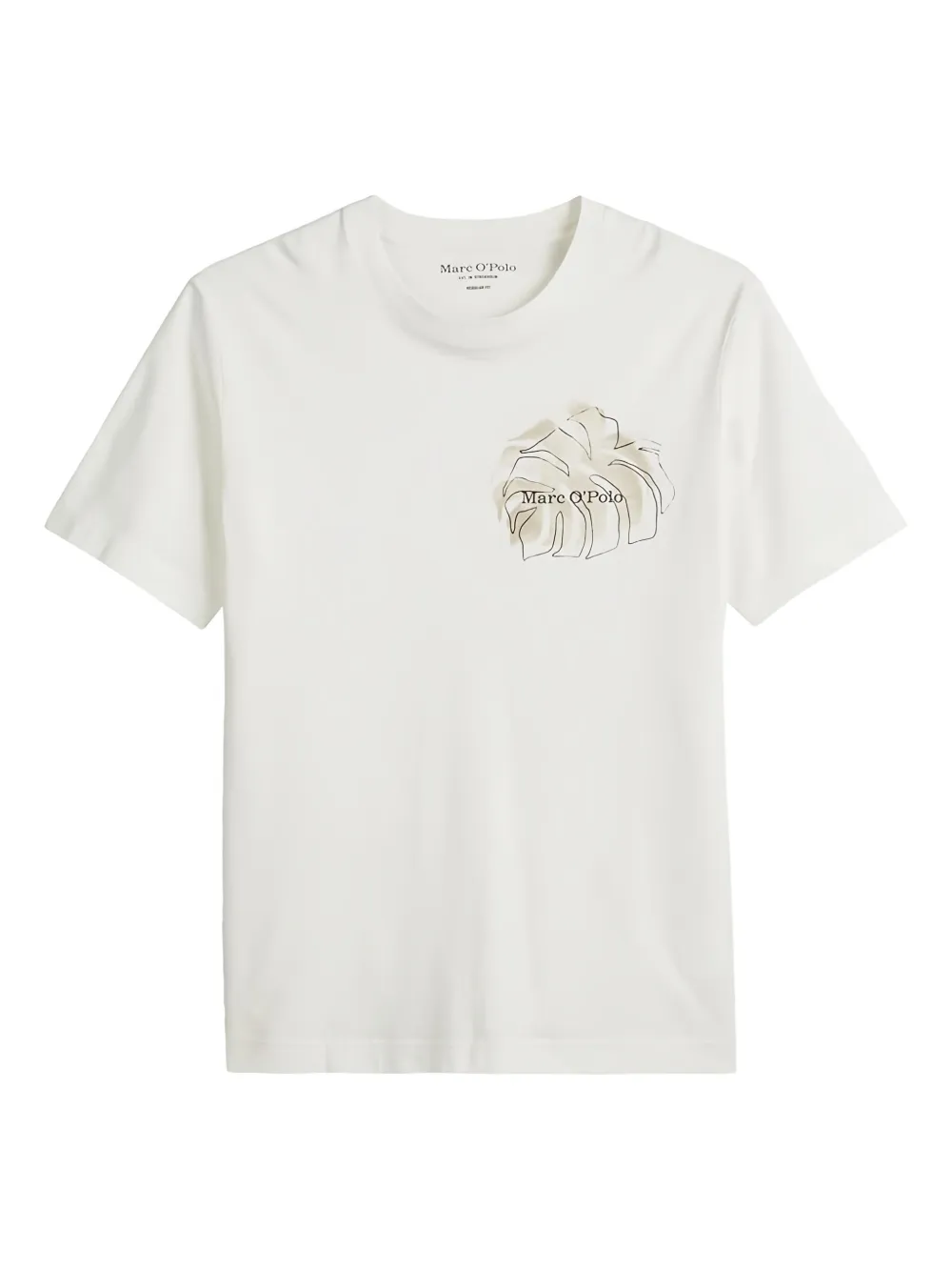 Marc O'Polo leaf-printT-shirt | White | Image 1