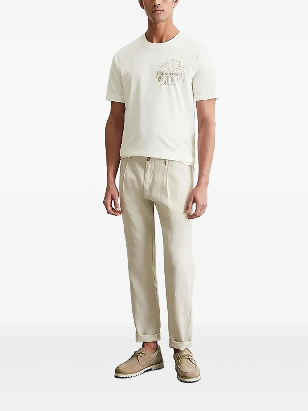 Marc O'Polo leaf-printT-shirt | T-Shirts | Image 2