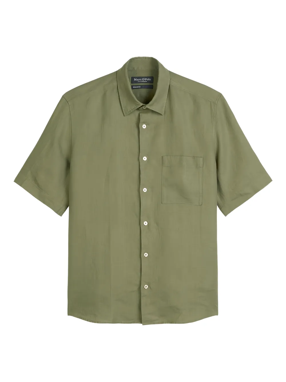 Marc O'Polo button-down short-sleeves shirt | Green | Image 1