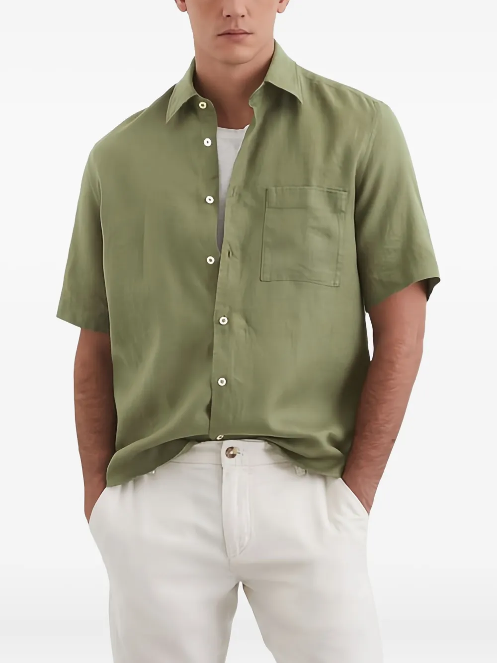 Marc O'Polo button-down short-sleeves shirt | Image 2