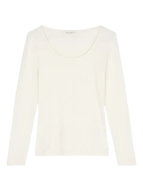 Marc O'Polo scoop-neck long-sleeve top