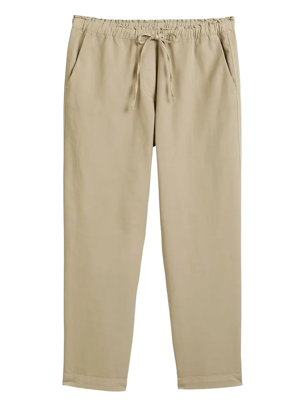 Marc O'Polo Broek met elastische tailleband Beige