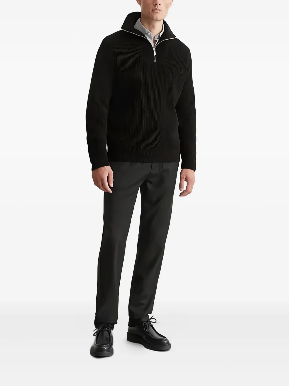Marc O'Polo ribbed quarter-zip sweater | Knitted Sweaters | Image 2