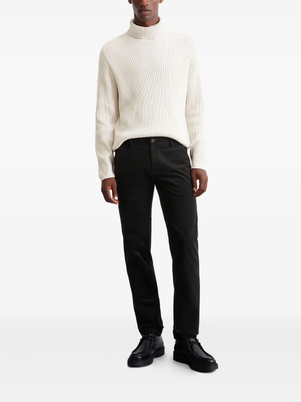 Marc O'Polo Ribfluwelen broek - Zwart