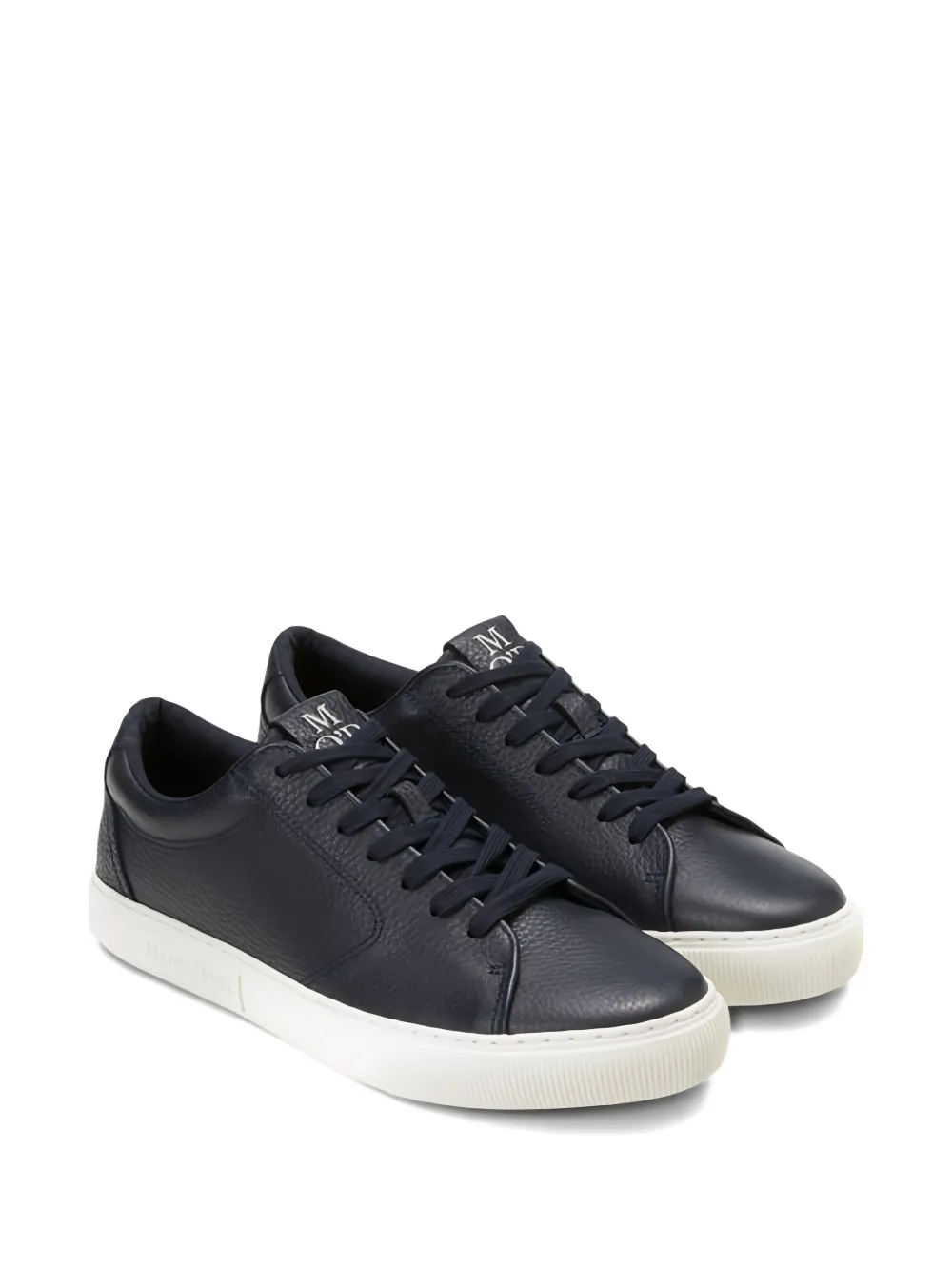 Marc O'Polo leather lace-up sneakers Blue