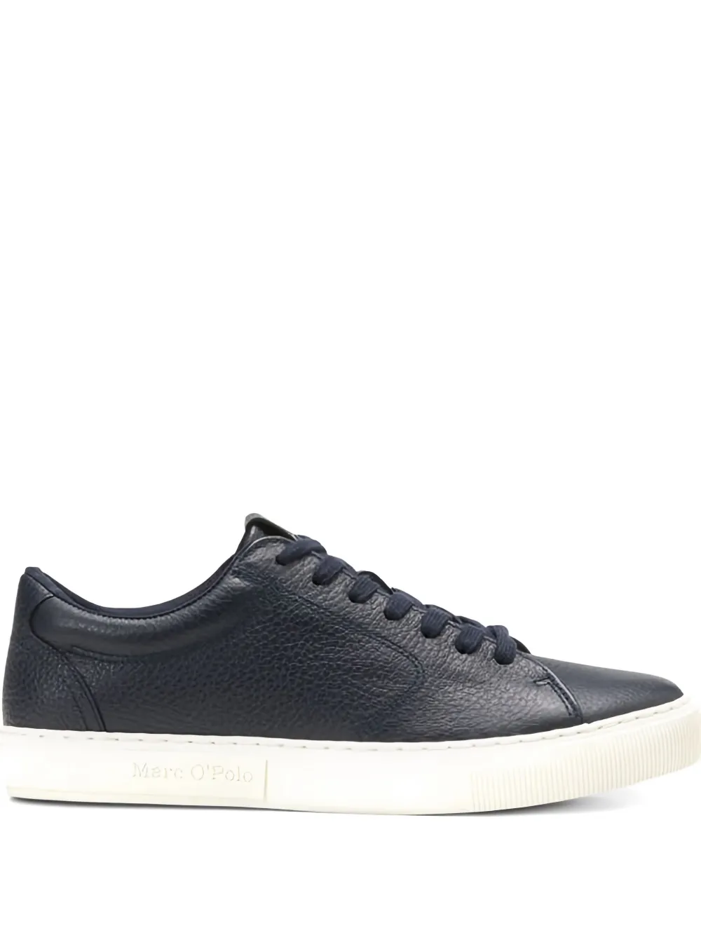 Marc O'Polo leather lace-up sneakers Blue