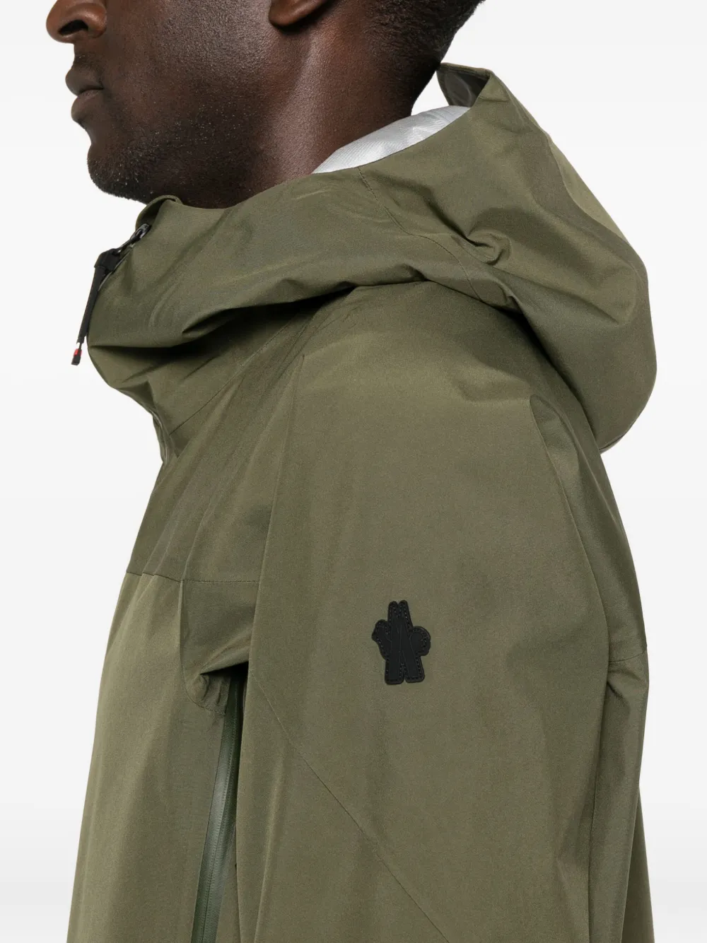 Moncler Grenoble Hinterburgs jack met capuchon Groen