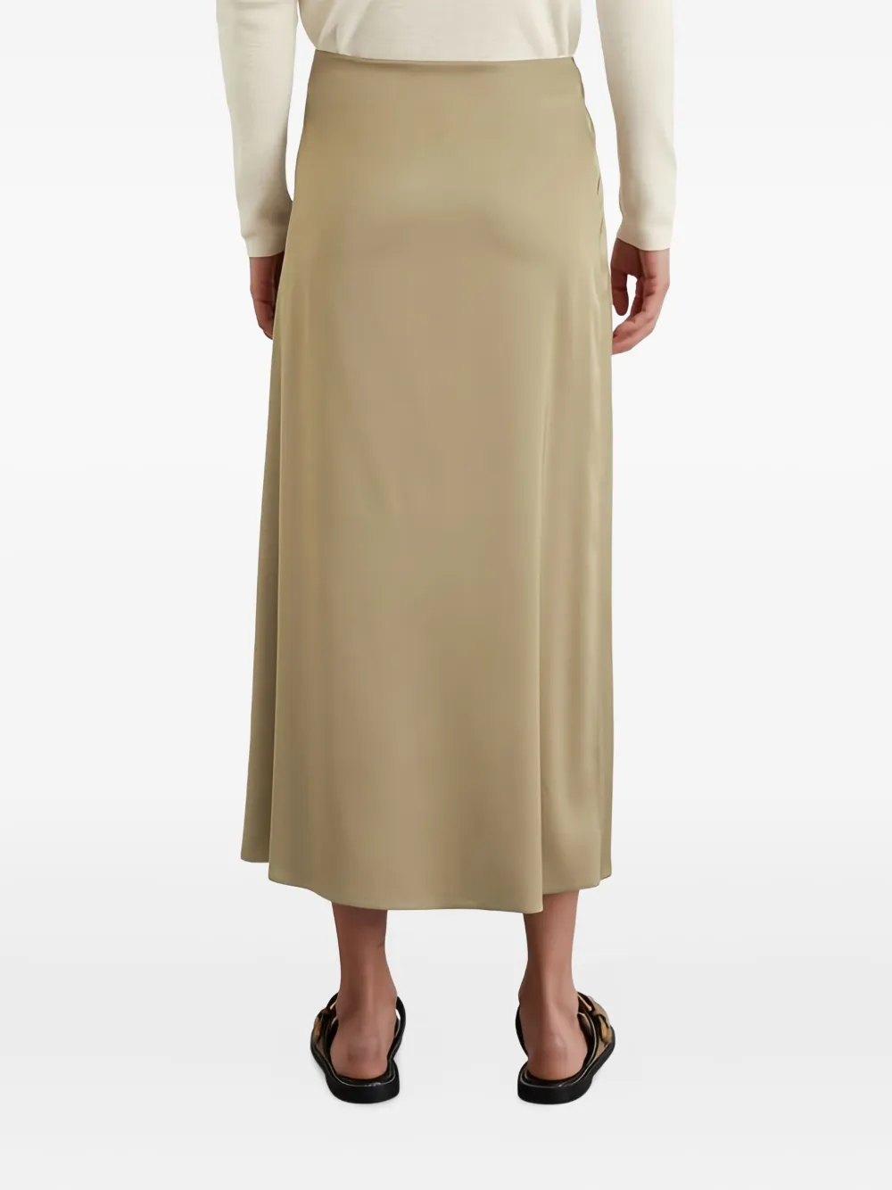 Marc O'polo A-line Midi Skirt In Brown