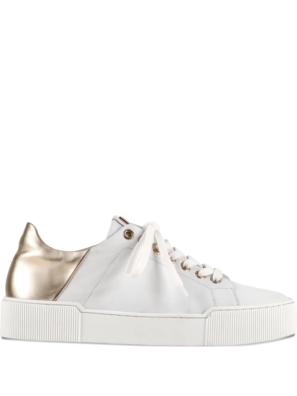 Hogl Blade metallic-heel sneakers White