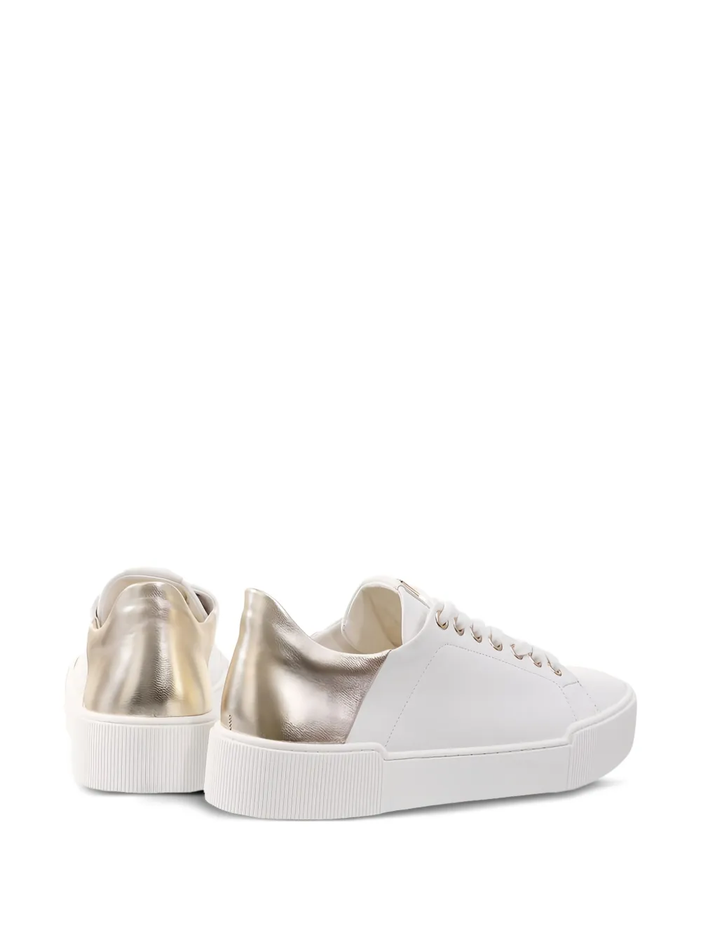 Hogl Blade metallic-heel sneakers White