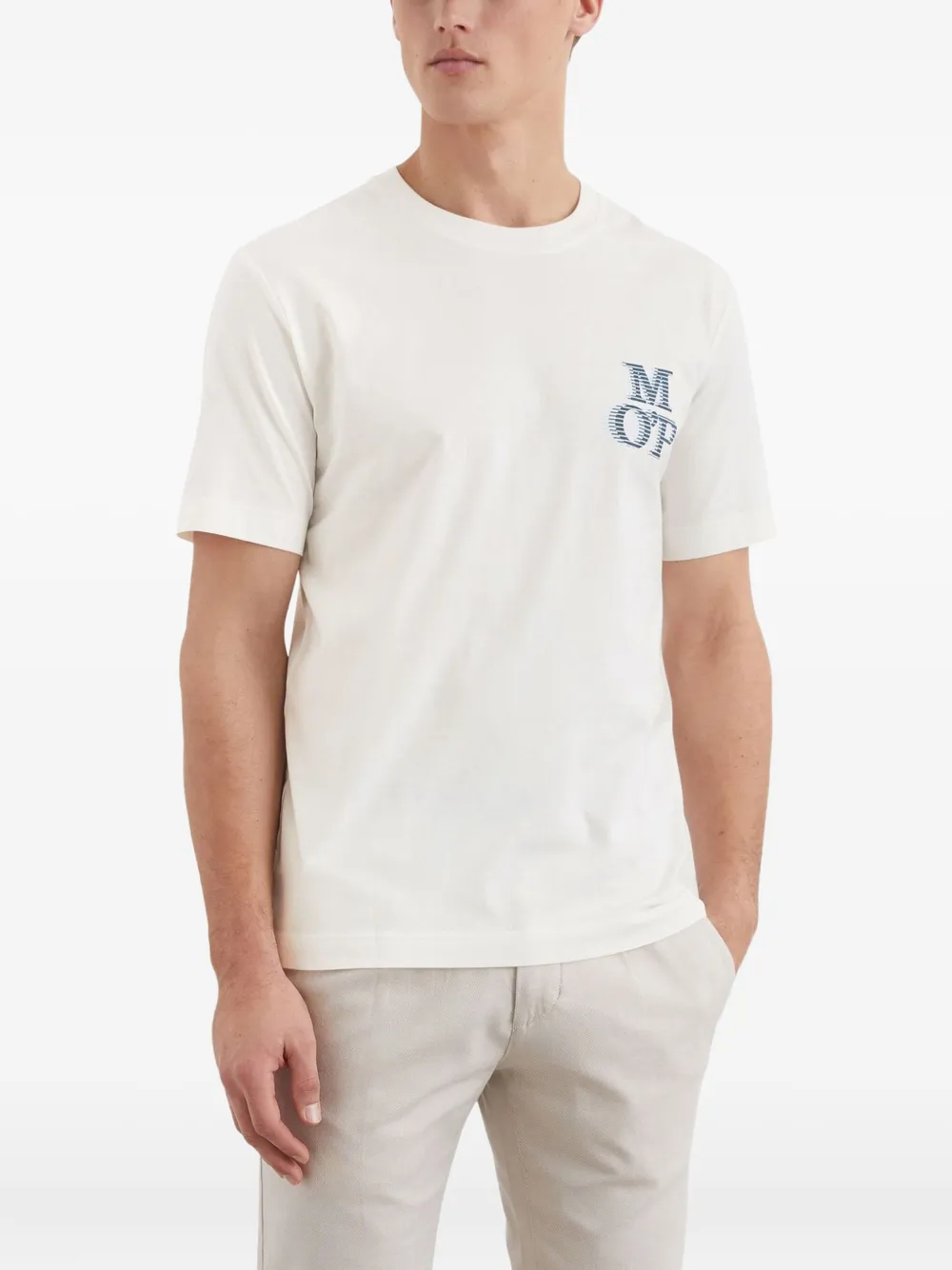 Marc O'Polo logo-embroidered crew neck t-shirt | T-Shirts | Image 2