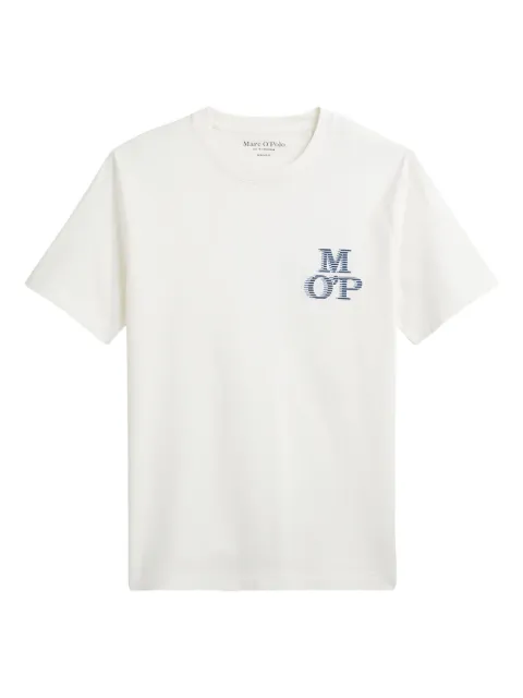 Marc O'Polo logo-embroidered crew neck t-shirt