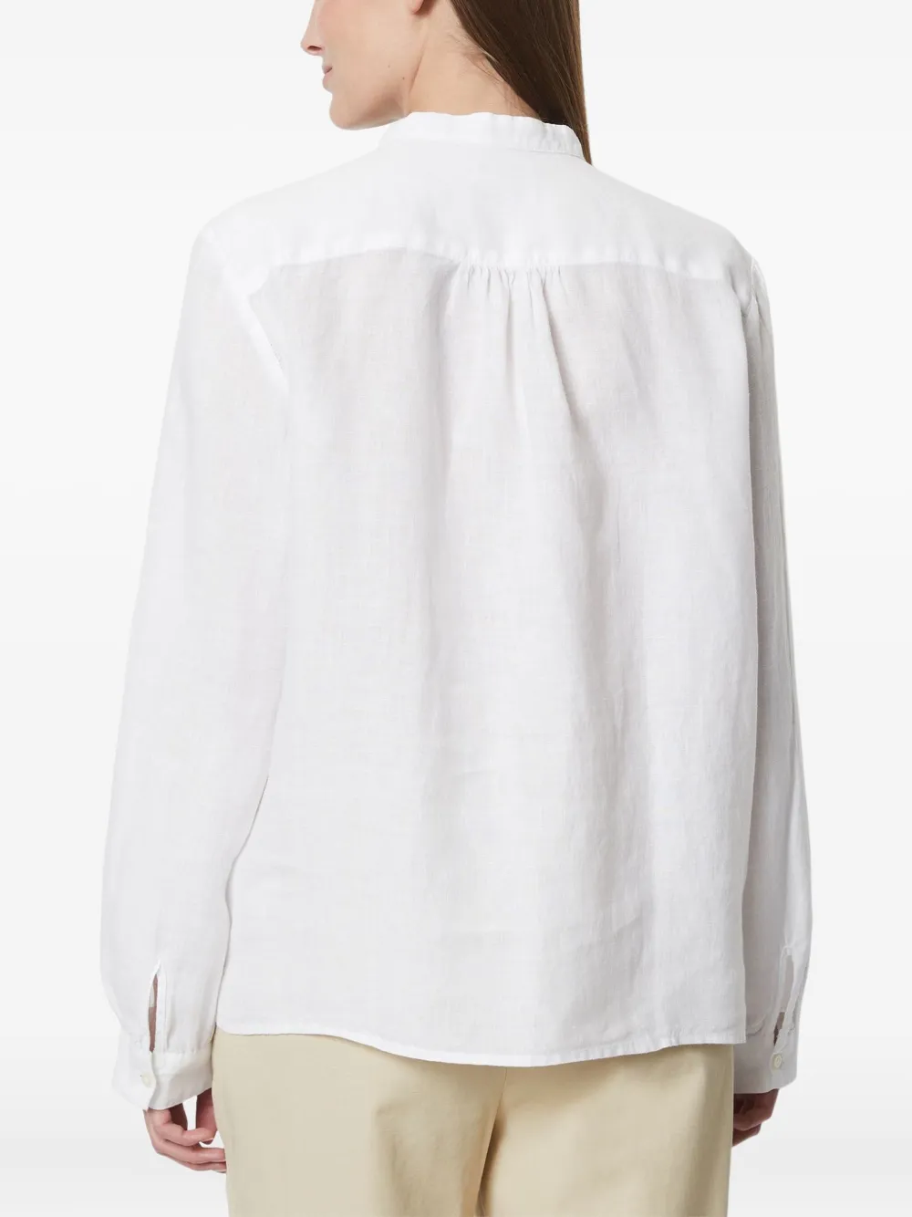 Marc O'Polo Blouse met lange mouwen Wit